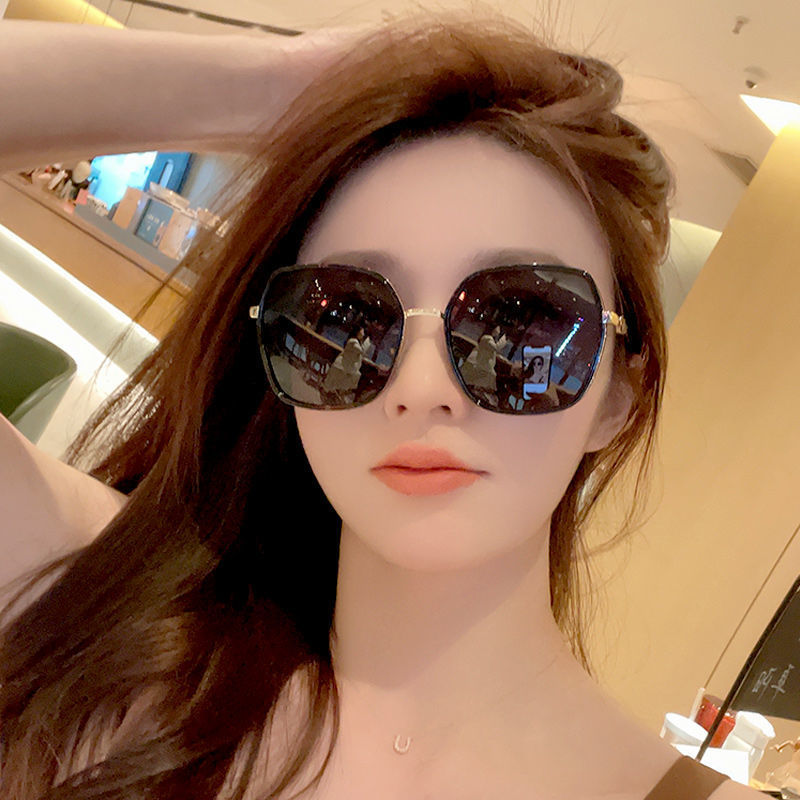 Sunglasses for sun protection and UV protection, new 2024 trendy big face, face-enhancing small glasses, high-end look, sunglasses for women pic 14