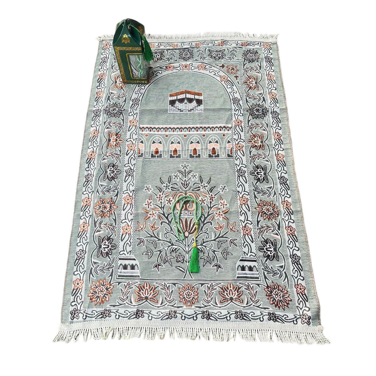 带穗祈祷毯三件套 中亚专款 防滑耐磨 含便携款 + 收纳袋 穆斯林详情7