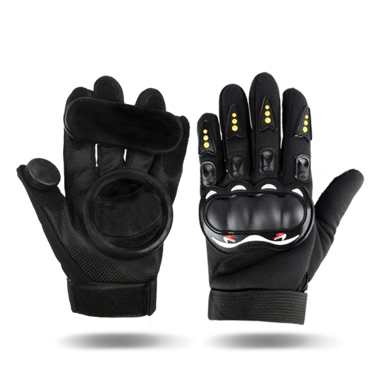 Firestone flower slide board speed descent gloves, speed descent slide brake slider hand protection, wear-resistant road long board turning protection gear pic 3