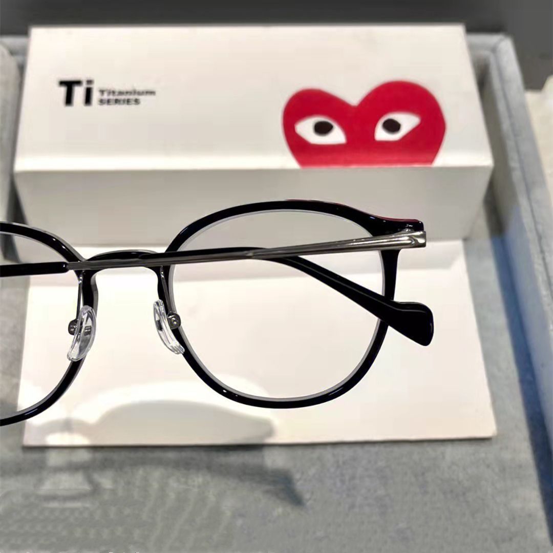 眼镜框女配镜防蓝光眼镜男近视显白冷同款茶色配素颜可小红书专业详情3