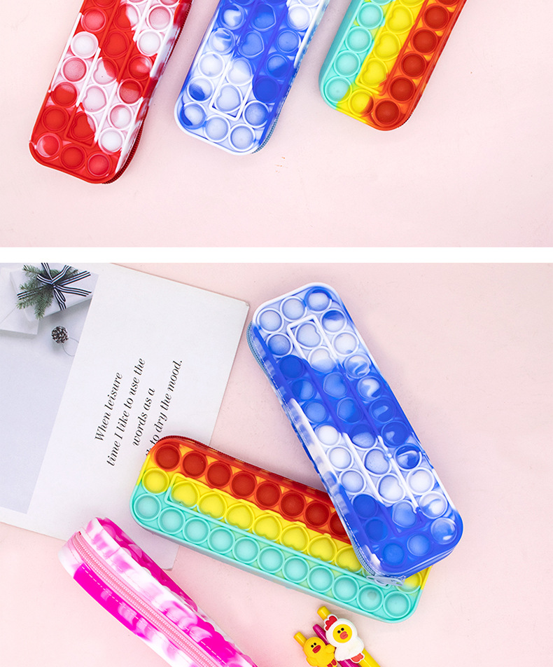 New cross-border pen case, Rat Killer Pioneer, Color Rat Killer Pioneer pen box storage bag, student stationery, stress-relieving press fun pic 11
