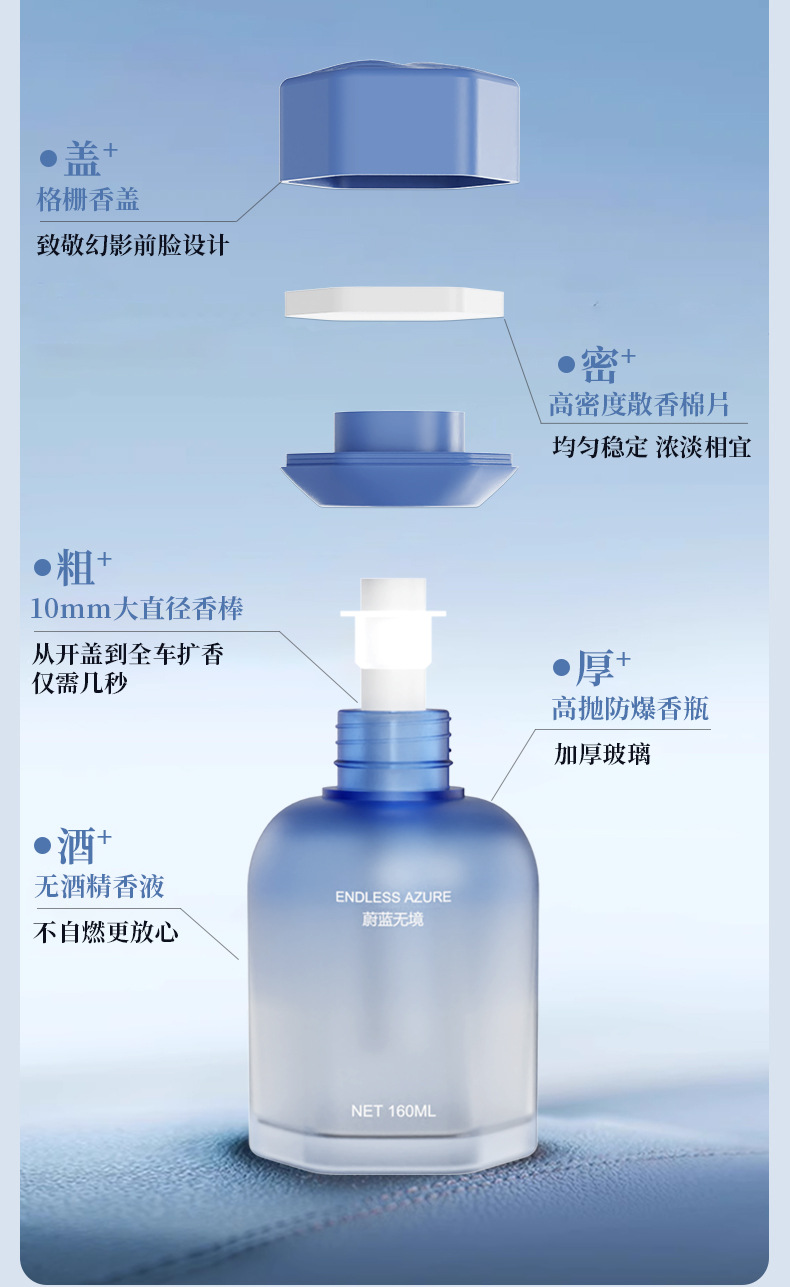 香薰家用室内持久茉莉花酒店卧室香水房间卫生间厕所专用车载香薰详情14