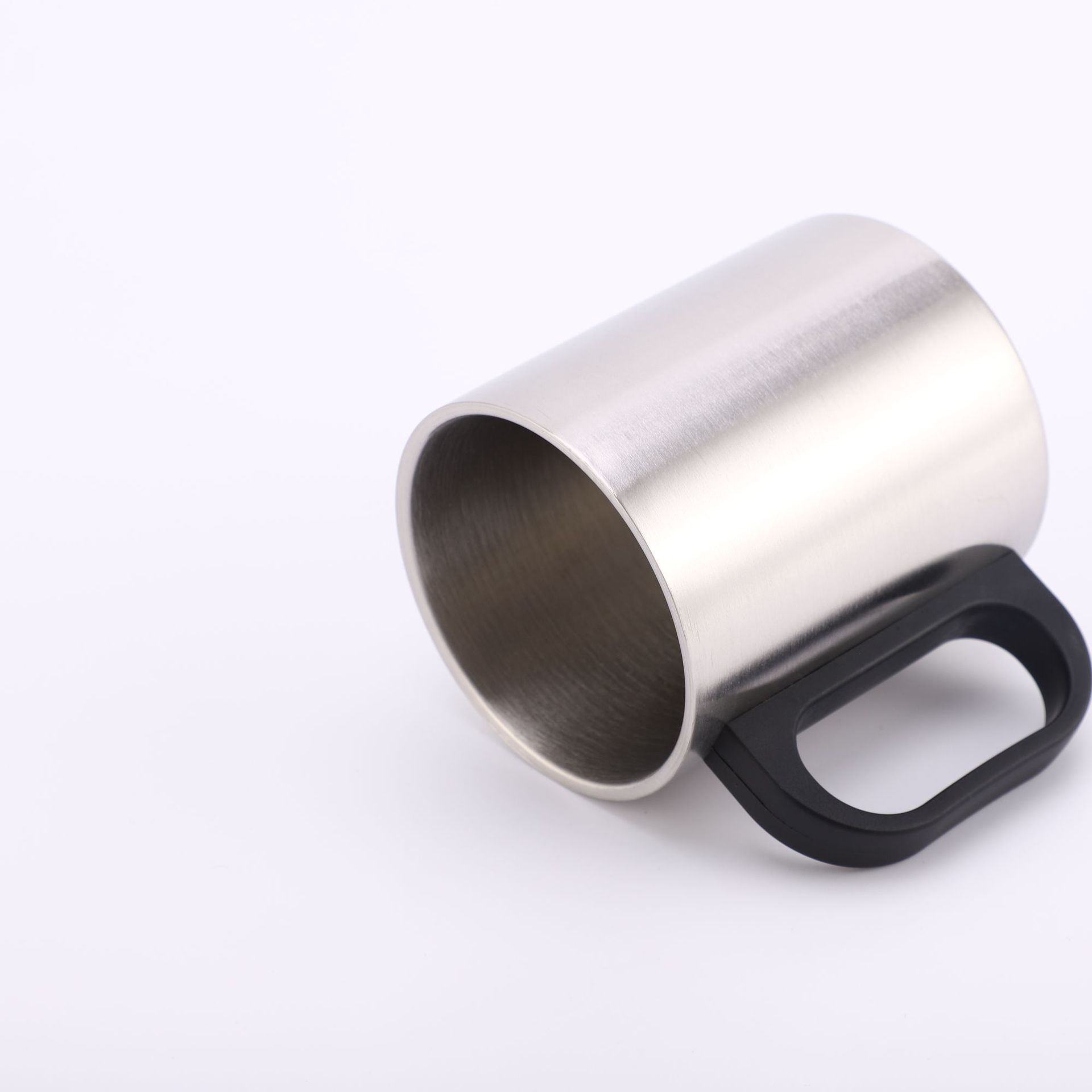 Wholesale of cross-border 304 stainless steel mini mugs with LIDS, handles, multi-functional and shock-resistant water cups pic 18