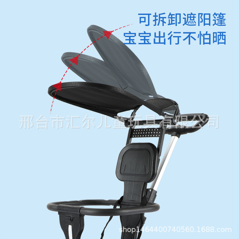 抖音跨境热卖婴儿推车遛娃神器婴儿推车一键可折叠双向可坐轻便四详情13