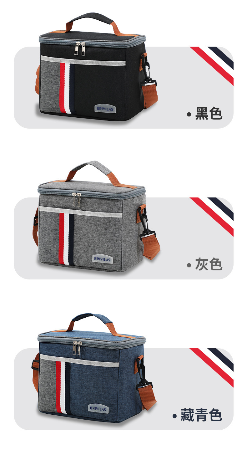 亚马逊跨境斜跨保温包大容量保鲜冰包野餐便携折叠冷藏露营午餐包详情4
