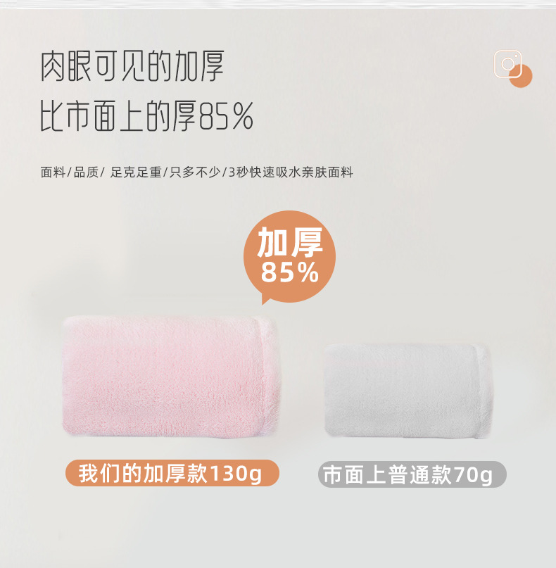 干发帽女加厚强力吸水速干珊瑚绒干发巾新款擦头毛巾浴帽包头毛巾详情7