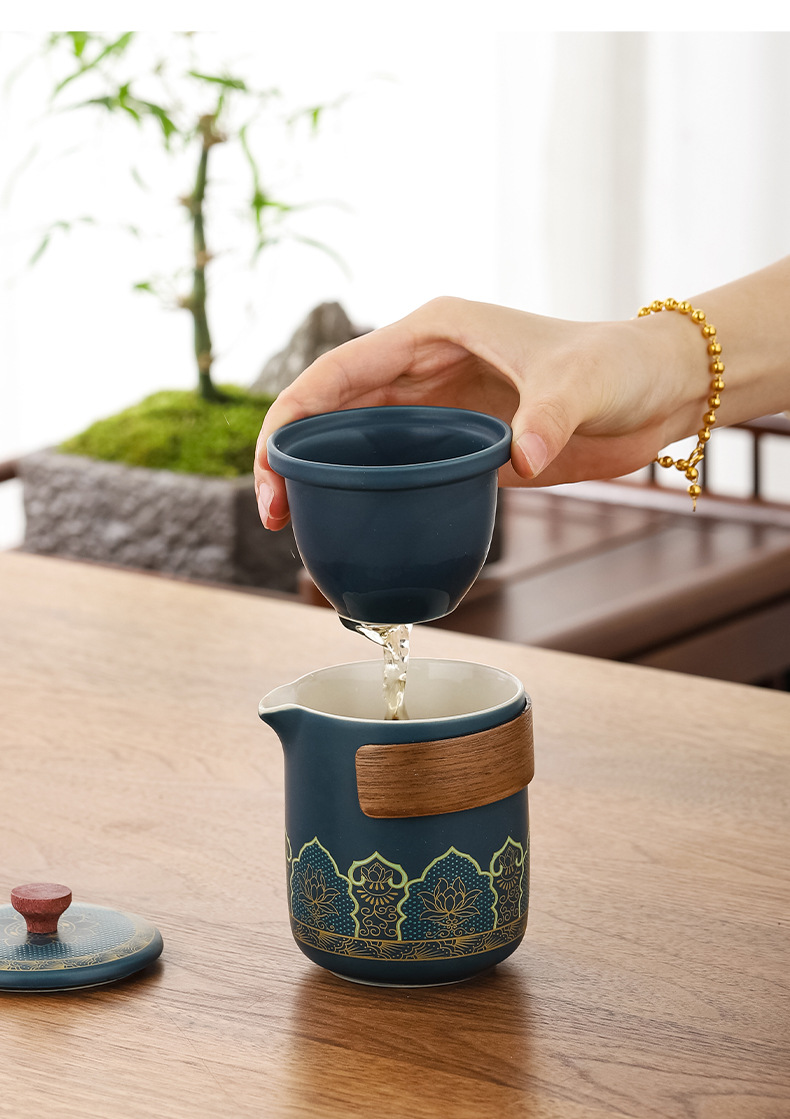旅行茶具小套装家用户外便携泡茶壶陶瓷商务广告企业礼品定制logo详情13