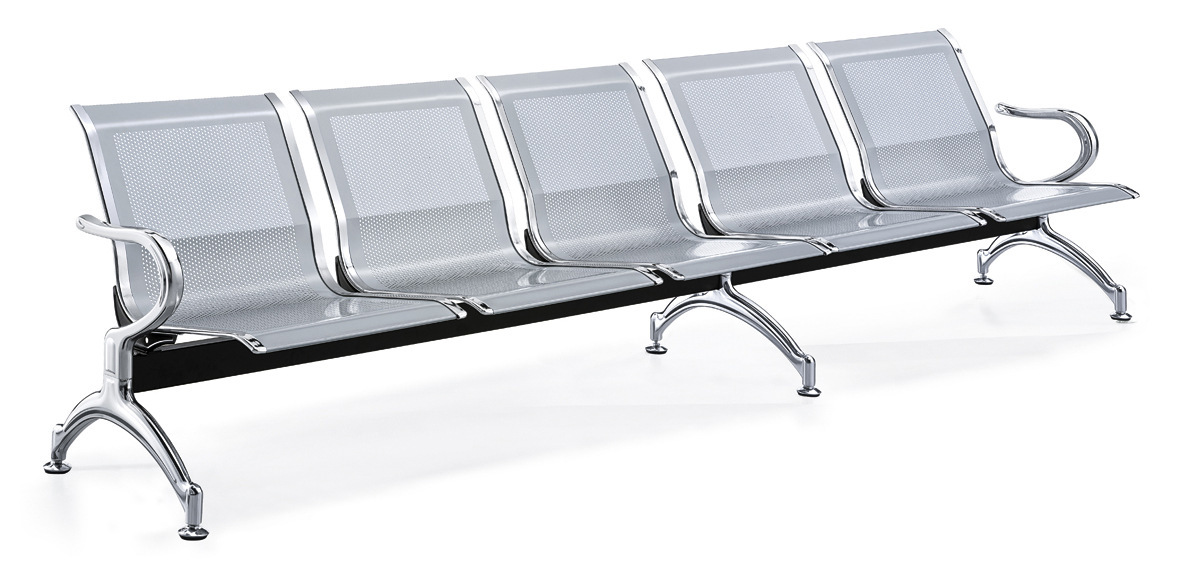 三人位排椅机场不锈钢长椅子医院等候诊椅公共联排休息座椅输液椅详情8