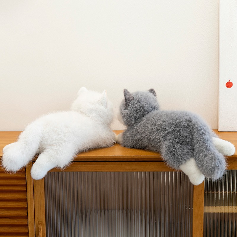 仿真猫会叫猫咪毛绒玩具布偶猫公仔趴款小猫玩偶生日礼物陪睡摆件详情20