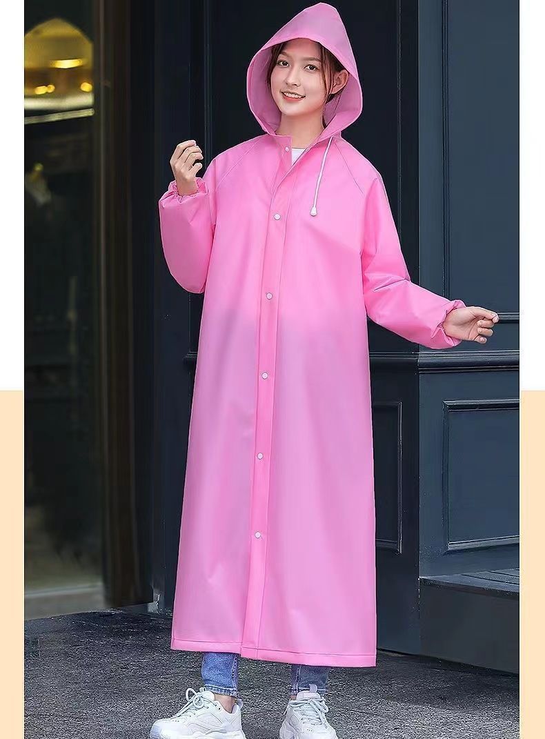 成人长袖非一次性雨披连体雨衣便携长款防雨全身一体式带帽EVA详情27