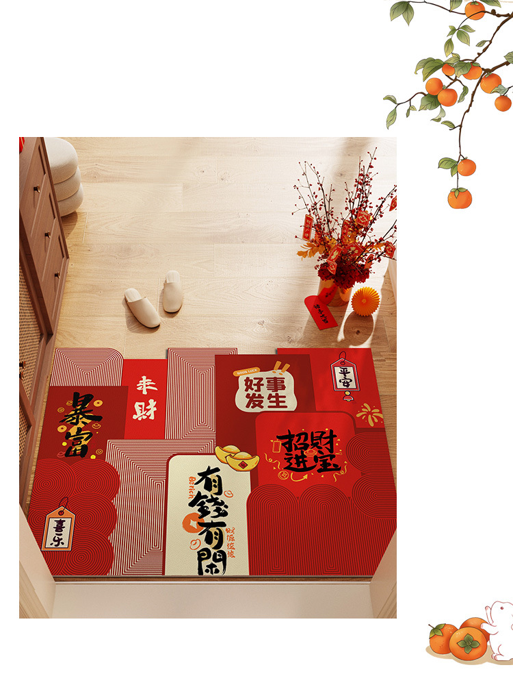 High-end floor mat for the entrance door, no-wash and dirt-resistant, pvc washable entrance mat, leather anti-slip mat for the entrance mat pic 17