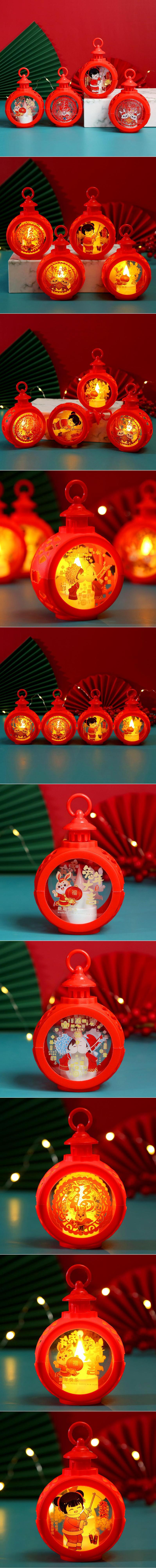 Ancient-style New Year and Spring Festival lanterns, home window decoration items, night lights, traditional Chinese wedding street lighting fixtures, venue decoration props, both beautiful and practical pic 1
