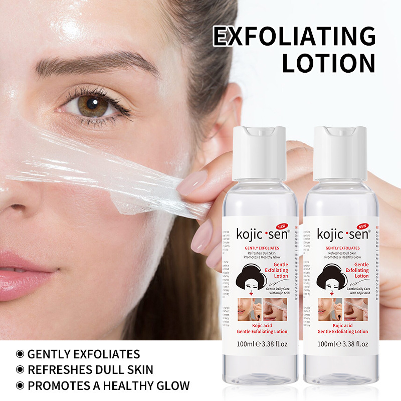 Wholesale of all-English kojic acid skin care products series, facial care kojic acid facial cleanser, deep cleansing facial cleanser pic 6