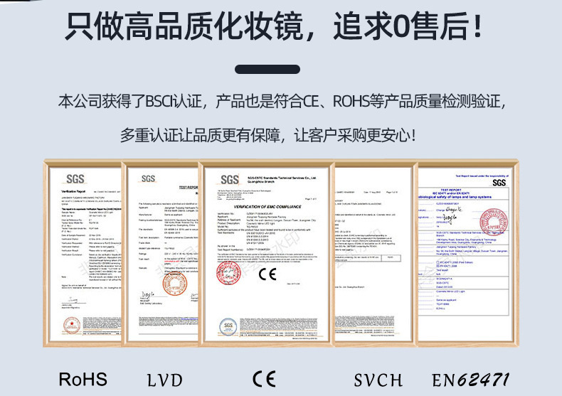 风女生可立桌面家用梳妆镜随身迷你手持小镜子便携折叠化妆镜详情2