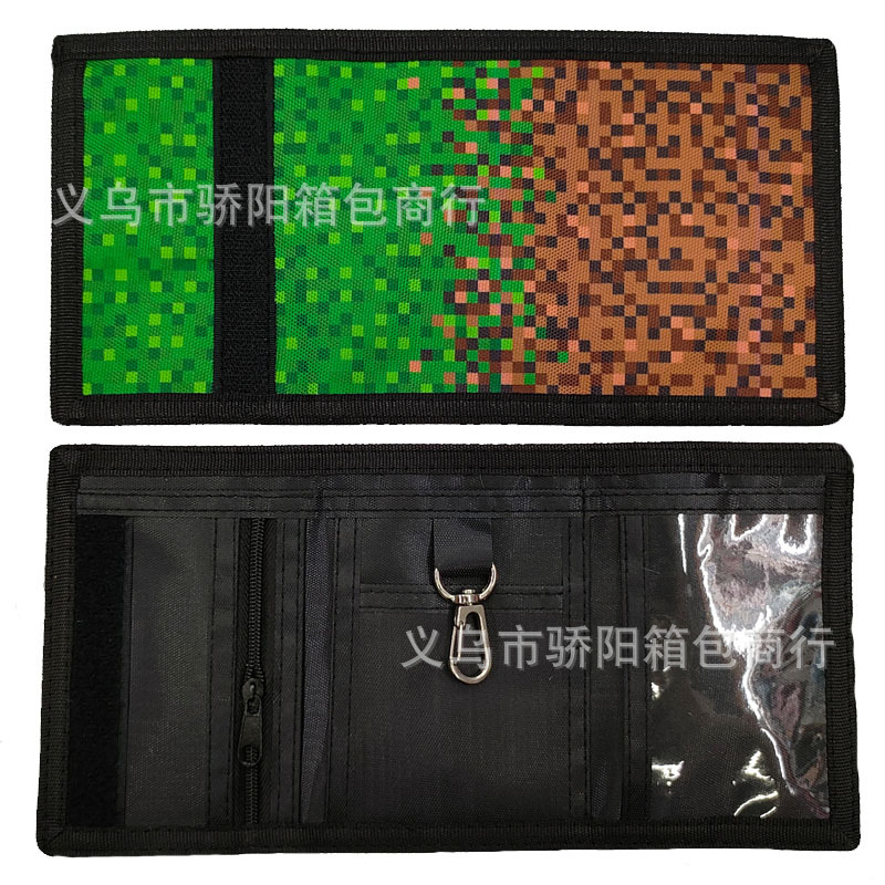 数码印花儿童钱包男生 学生折叠卡通零钱包 动漫拉链可爱女生钱夹收纳卡包详情17