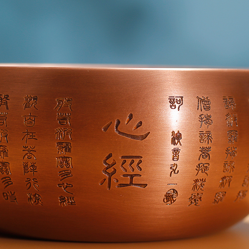 铜制锤纹茶洗铜茶洗详情19
