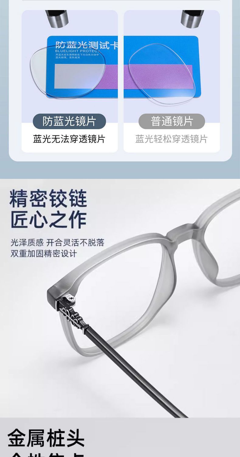 TR90 glasses frame is available online for myopia professionals. It comes with a frosted white square frame for men pic 17