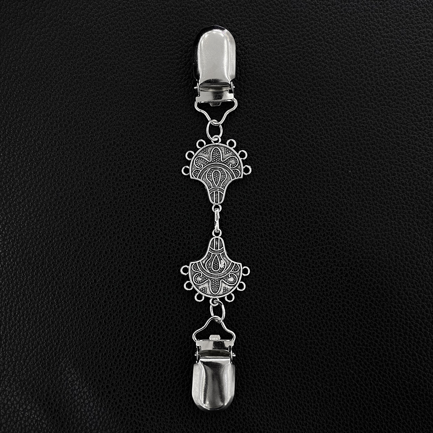 欧美复古合金毛衣夹丝巾开衫扣衬衣领夹防走光束紧夹胸针厂家直销详情24