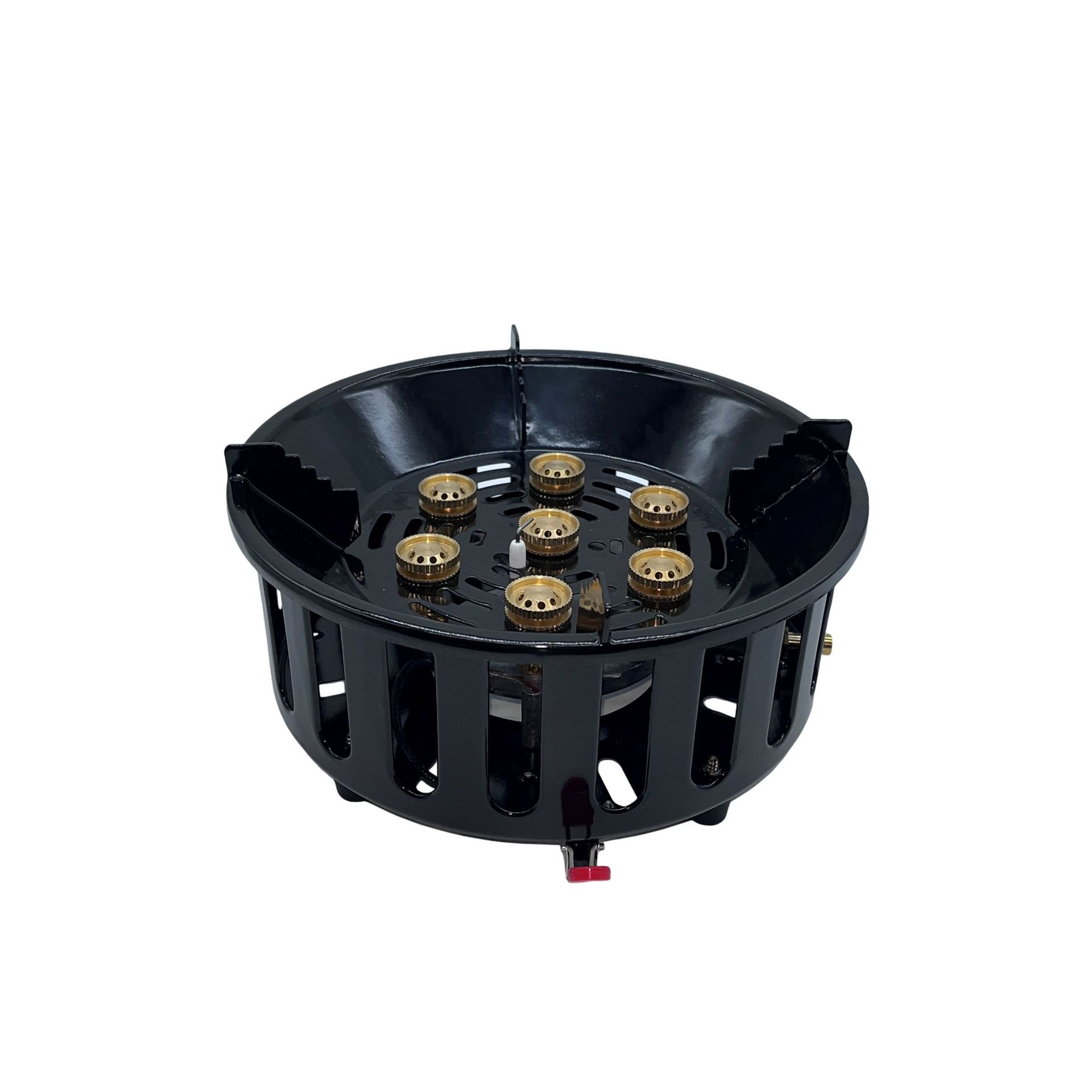 户外七星灶猛火炉头防风露营卡式炉燃气煤气灶便携式野外炊具定制详情1