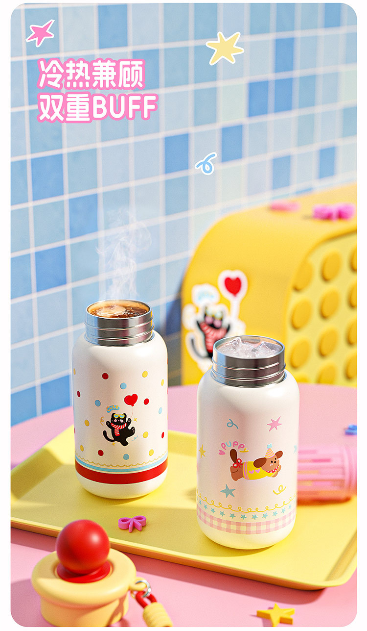 316保温杯女高颜值户外便携杯子大容量吸管杯学生儿童保温水杯壶详情8
