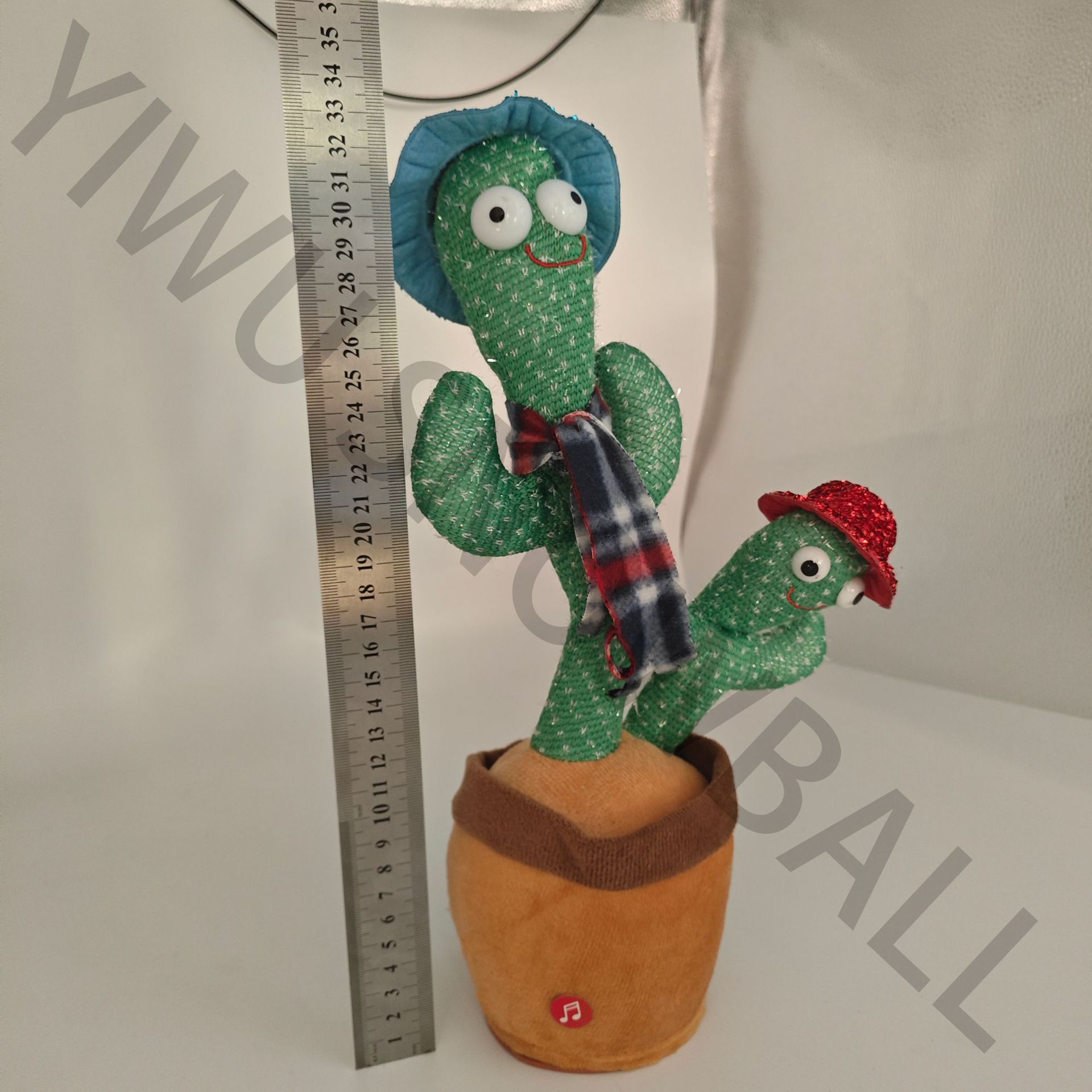 2025创意搞怪电动跳舞母子双头仙人掌抖音同款网红会唱歌的仙人掌详情15