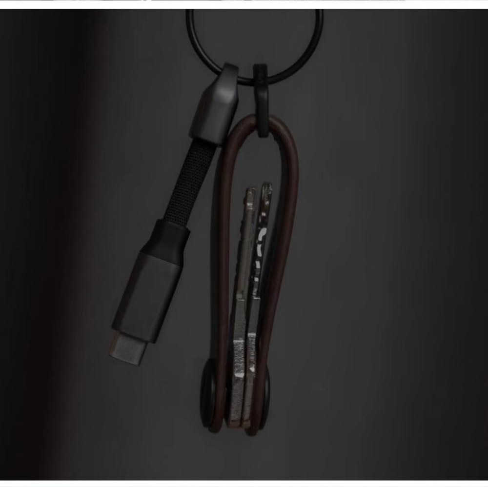 Comercio exterior magnético llavero de succión para teléfono móvil cable de alimentación 2 en 1 cable de carga tipo c aplicable apple 1516 cable de datos pic 21