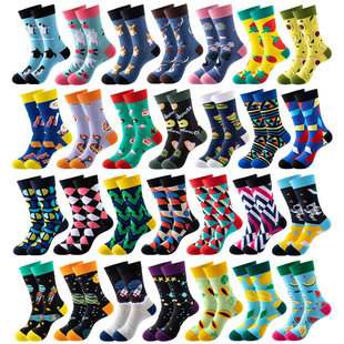 Amazon fruit series cross-border autumn and winter mid-calf avocado, personalized European and American couple long socks, trendy ins socks for women pic 6
