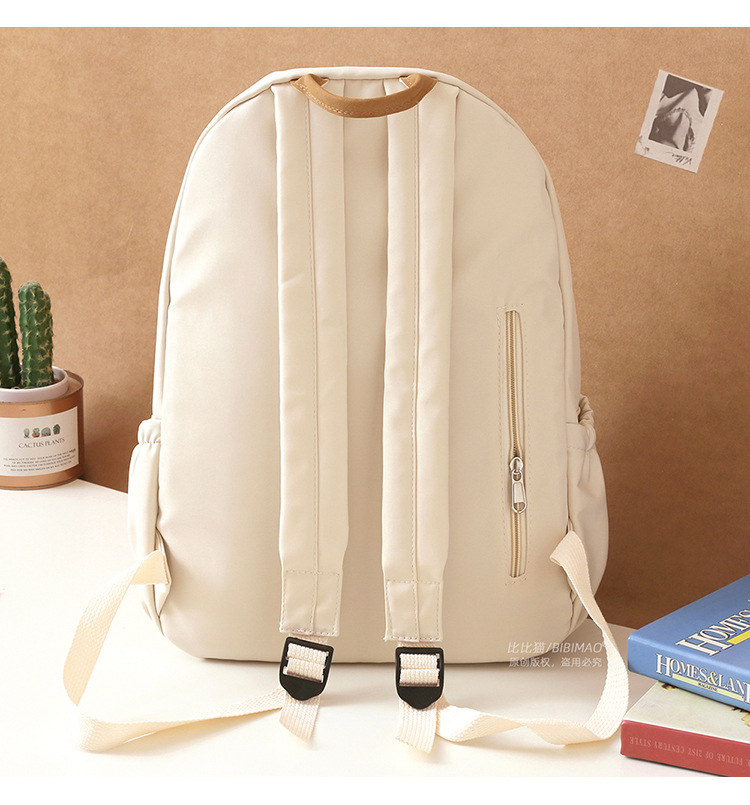 Korean version Harajuku ins versatile schoolbag for girls, junior high school and senior high school students, simple forest-style fashionable backpack pic 15