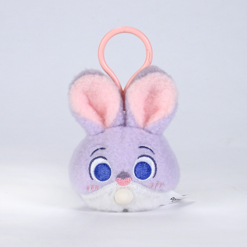 正版迪士尼挂件史迪奇公仔玩偶草莓熊毛绒玩具朱迪尼克书包挂饰女详情38