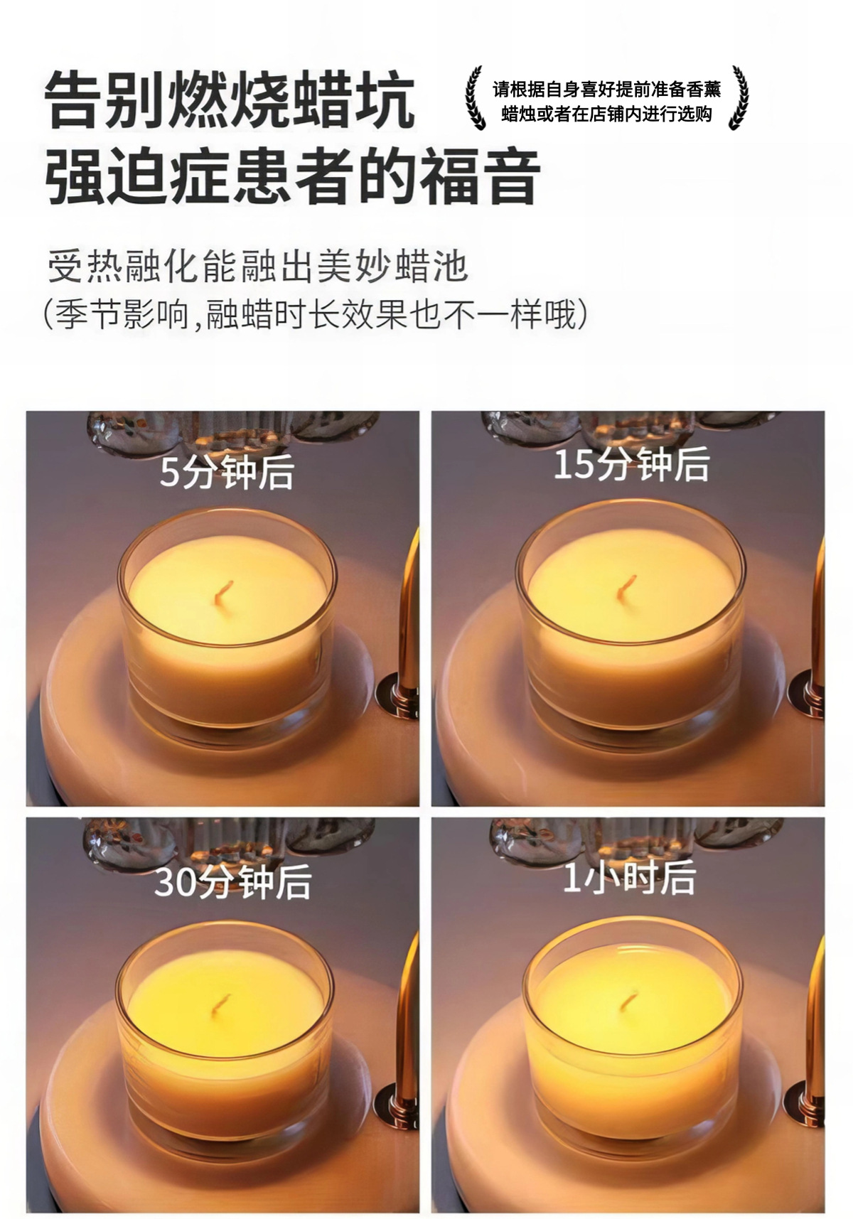 玻璃融蜡灯金属简约可调节香薰灯日韩欧美热销实用礼品厂家货源详情13