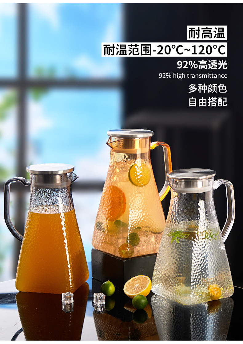 耐高温亚克力扎壶大容量凉水壶酒店餐厅商用果汁饮料壶防摔泡茶壶详情10