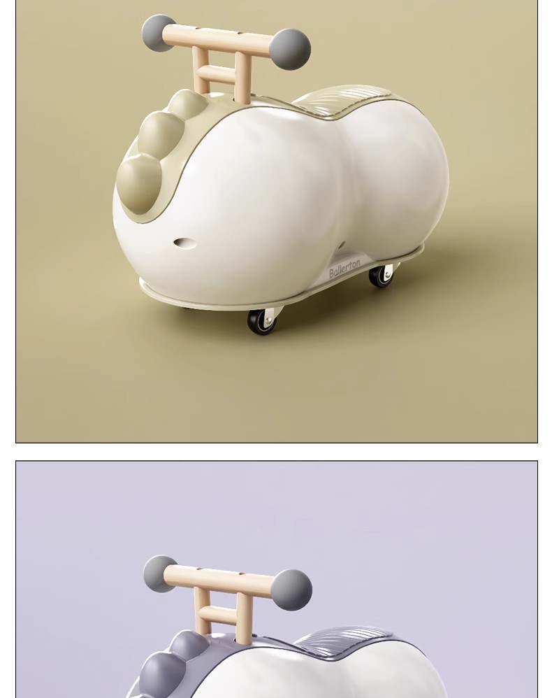 儿童花生车生日礼物送1-3岁男女宝宝扭扭车溜溜车滑行车批发玩具详情24