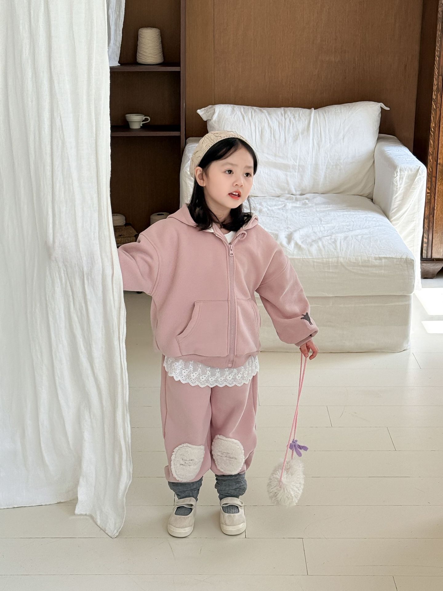 【清仓款】维木童装女童加绒卫衣套装2024冬季新款儿童韩版上衣卫详情6