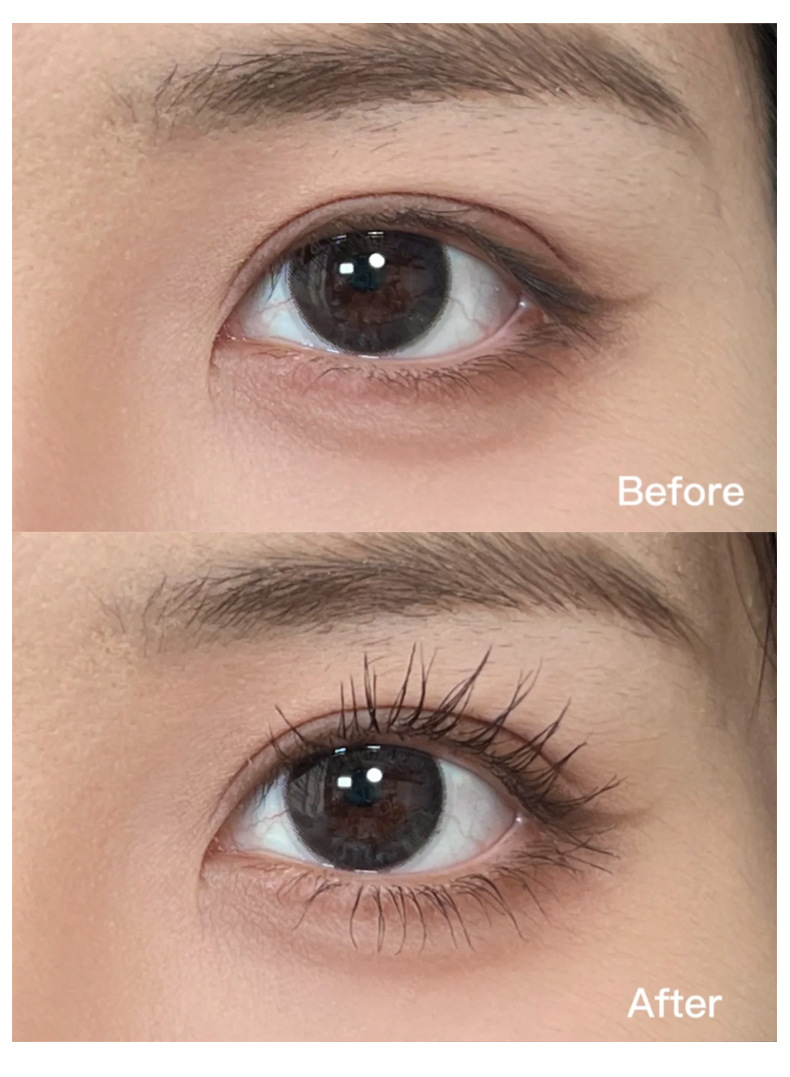 Gege bear Gogo Little Bear Charming and slender Mascara naturally curls up, each strand distinct, waterproof and not prone to smudging pic 5