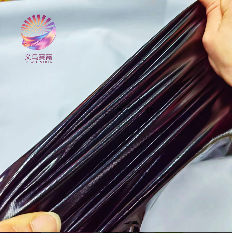 漆皮四面弹镜面革pu皮革0.5mm紧身衣内衣泳衣舞台装打底裤动漫详情9