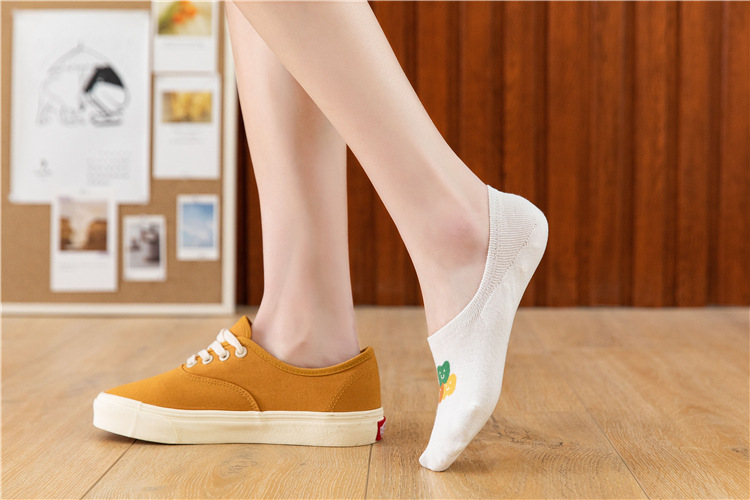 船袜女夏季薄款清新水果隐形防滑棉袜子女短袜浅口可爱日系ins潮详情17