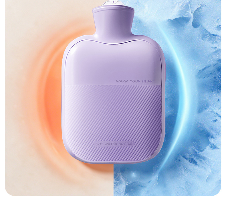 Water-filled hot water bag, cartoon and cute for warming the belly, explosion-proof hot water bag, hot compress hand warmer, skin-friendly rabbit flu-like foot warmer pic 22