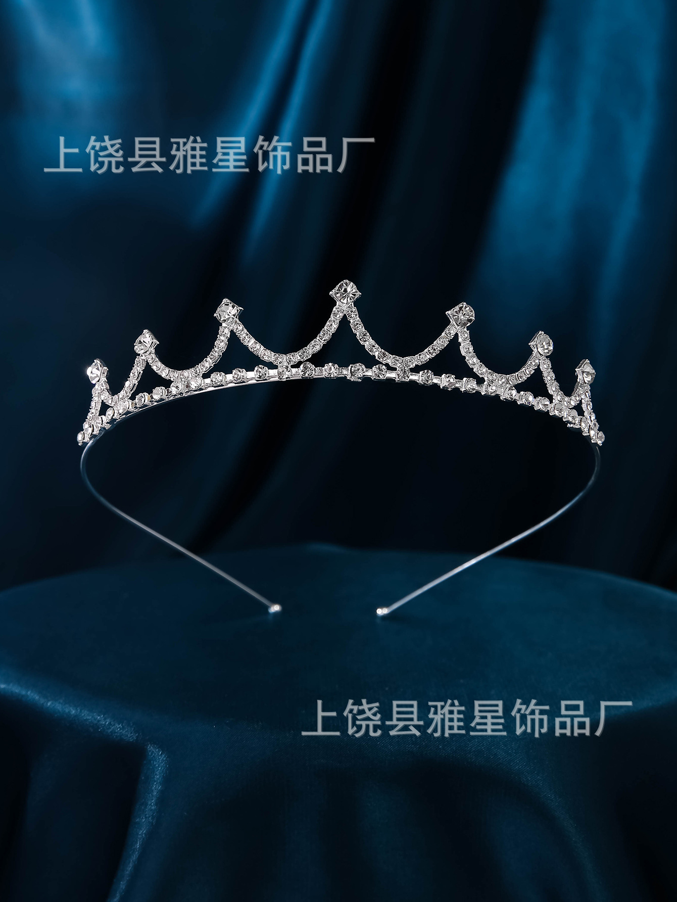 Accesorio nuptial premium sense alloy strass crown vestido de novia tocados lujo ligero diamantes diamantes diamantes blancos joyas corona pic 6