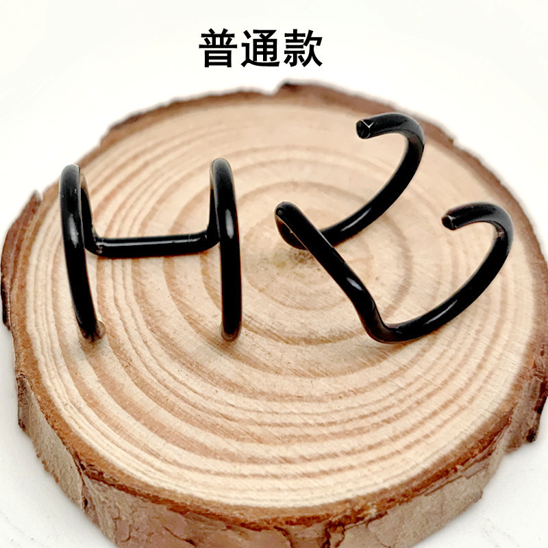 厂家批发U形型双圈耳夹C型耳夹耳坠韩国唇环耳饰欧美新款earrings详情10