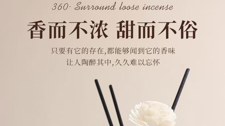 正品UT天然植物香薰栀子花香无火香氛客厅厕所除异味空气清新剂详情10