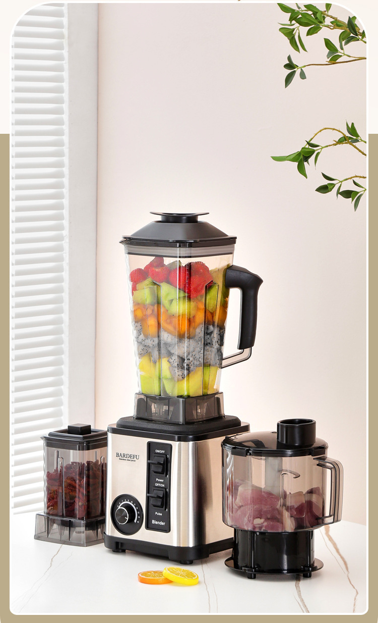 3L8in1blender cross-border North American and European stainless steel large-capacity metal blender, meat grinder, juicer pic 8