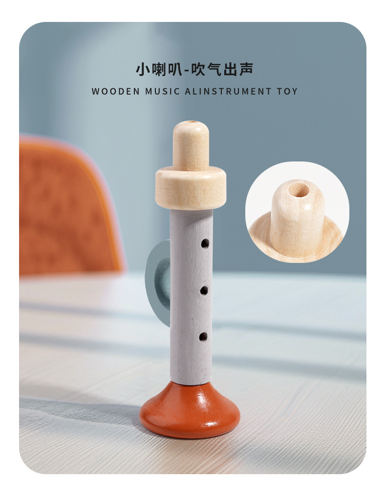 奥尔夫笼铃宝宝手抓拨浪鼓乐器婴幼儿早教安抚床铃木质玩具批发详情3
