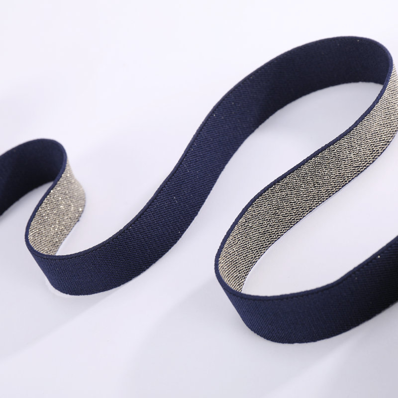 高密度金银丝松紧带金丝银丝扁宽皮筋橡筋装饰弹力松筋金色松紧厚详情19