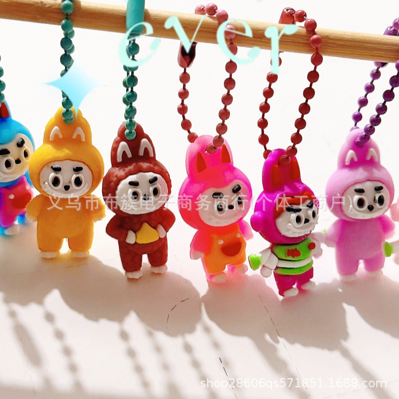 40洞蛋仔公仔盲盒戳戳乐挂件儿童玩具校园礼品软胶盒装多款随机赠品详情21
