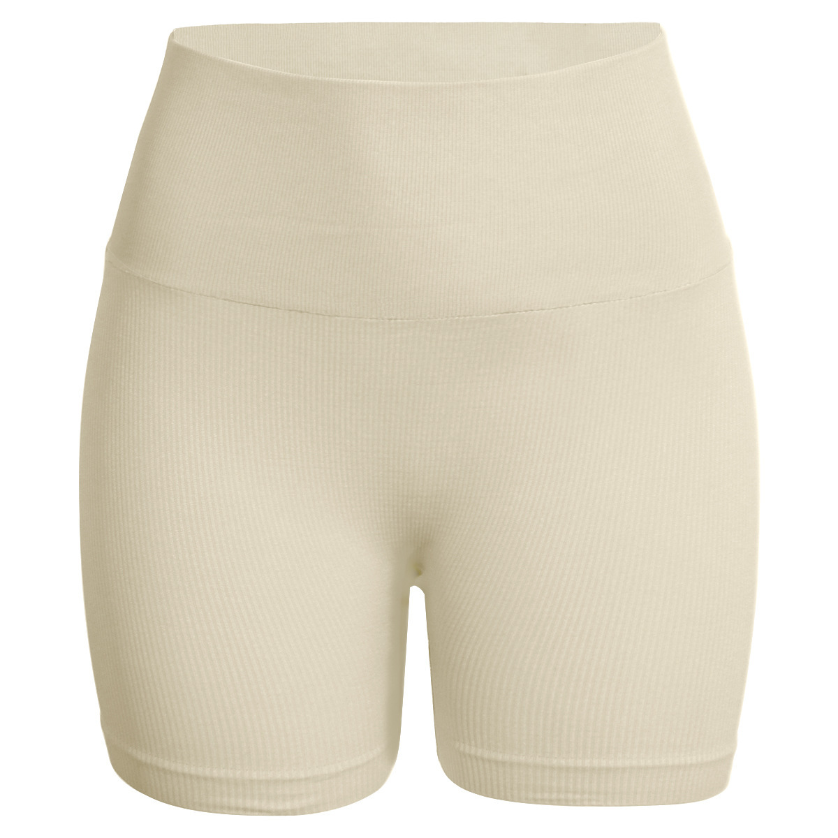 Cross-border seamless threaded peach shorts, hip-lifting yoga capri pants, super elastic slimming sports running fitness pants for women pic 9