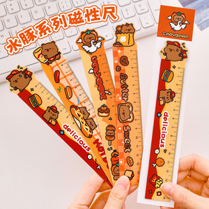 卡皮巴拉便利贴 可爱异型水豚便签纸粘性n次贴学生卡通高颜值便签详情23