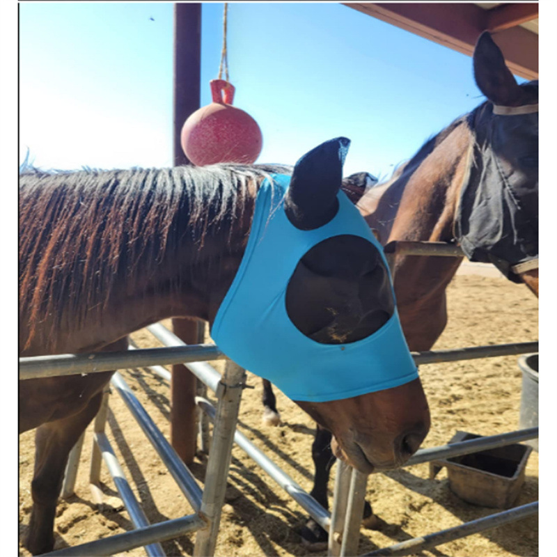 热销跨境马脸防护罩防蚊罩弹力保护面罩马透气防蚊虫罩防蚊马面罩详情16