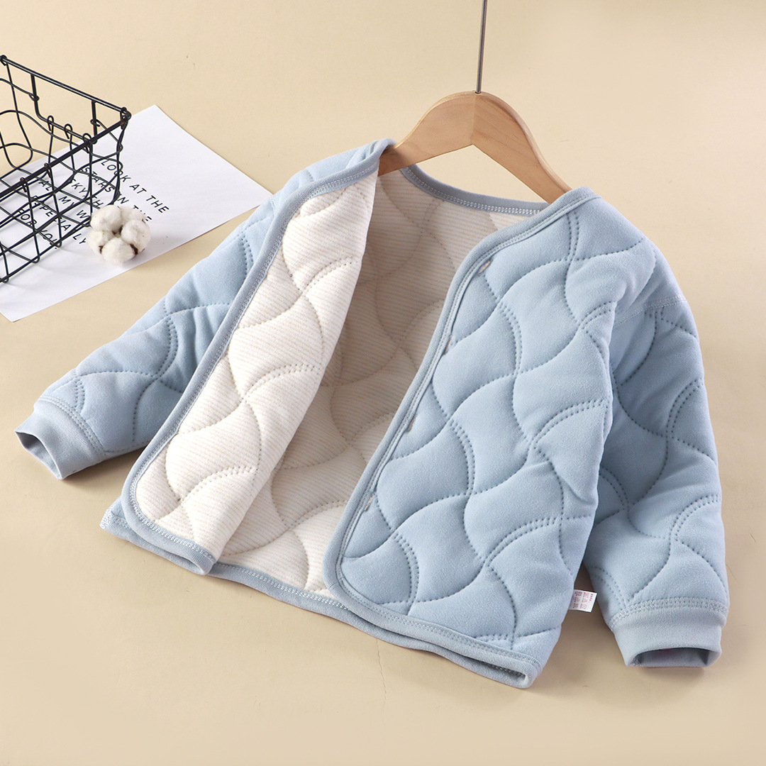 儿童外套三层校服神器女童棉衣男童内胆棉服二棉加绒中大童保暖详情17