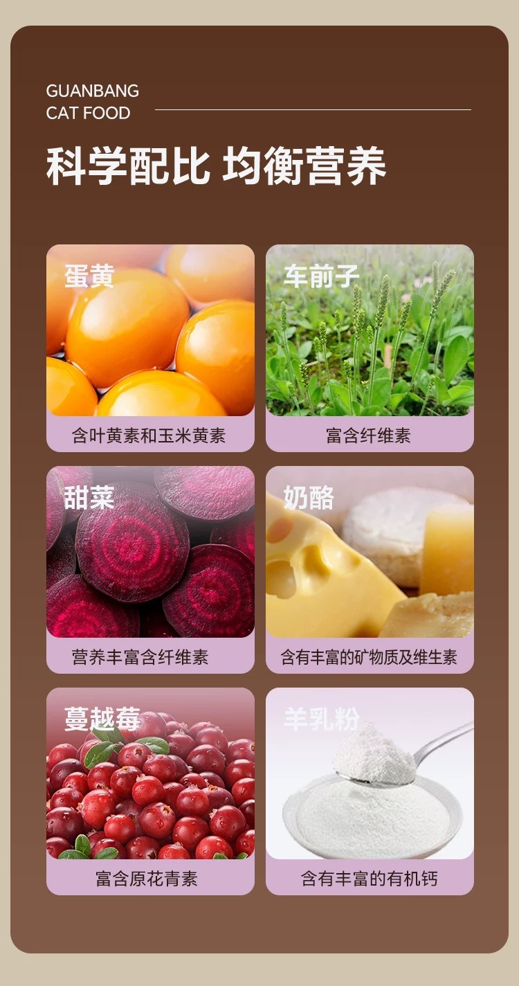 冠邦猫粮1.5kg金枪鱼鸡肉羊乳猫粮全阶段通用型猫粮成猫幼猫粮食详情4