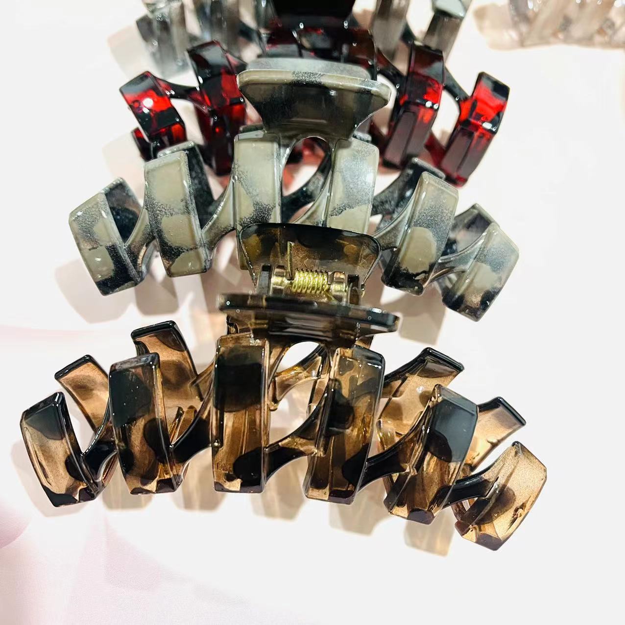 【 Zone 1-3 】M Clip Cover Net Gripper 12/ Pack 960/ piece French gripper Large High-end Feel Clip Cover Net ins student Clip Headwear Hair clip 2023 New Hair Gripper back of the head pic 5